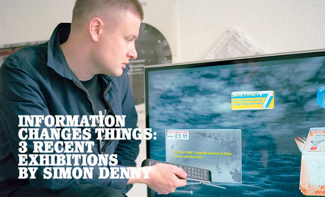 Vault Magazine - Simon Denny, Information Changes Things